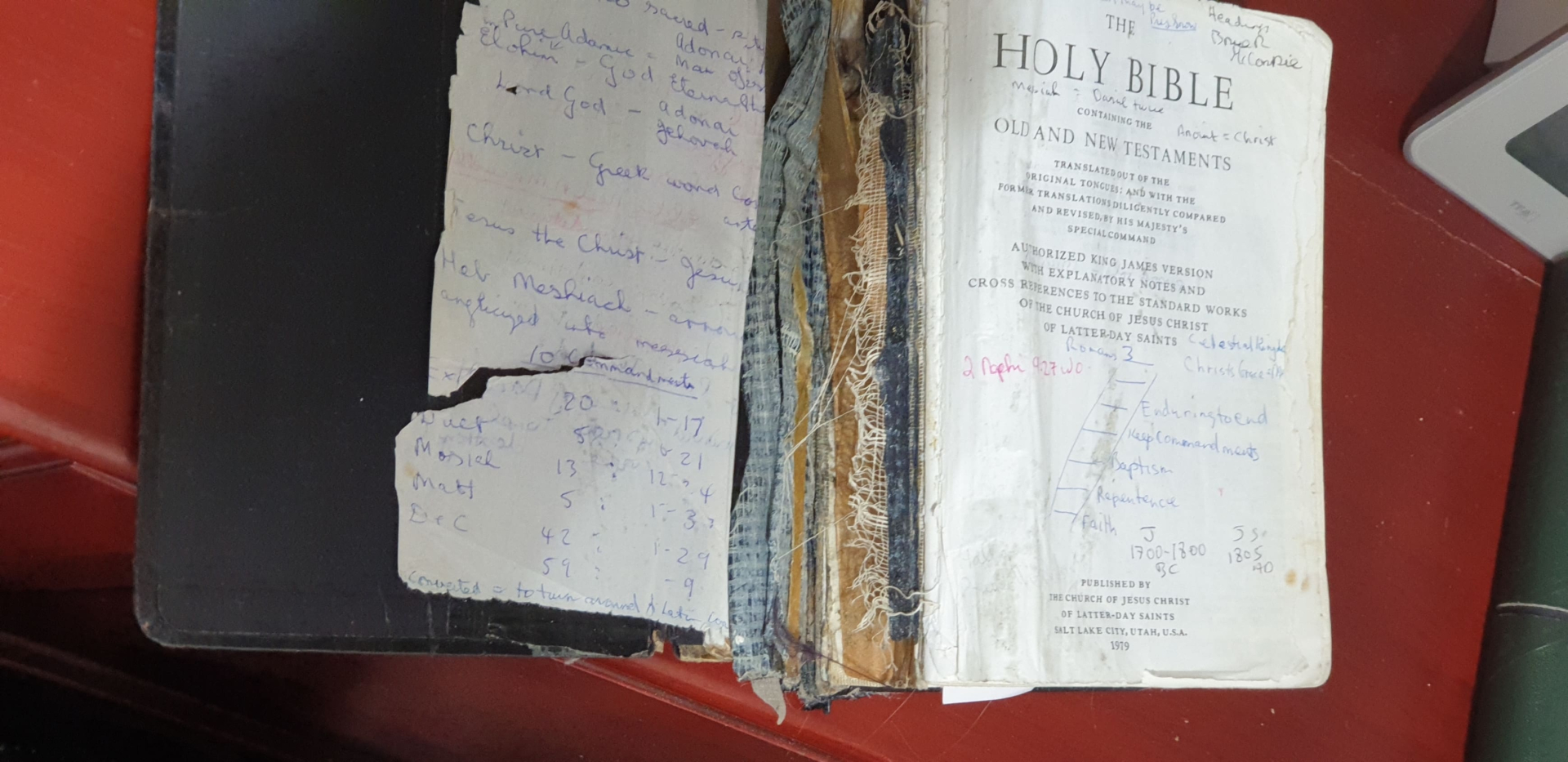 Holy Bible Repair