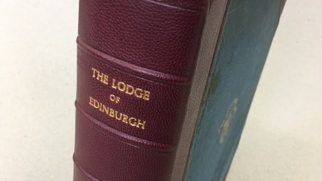 Masonic Book repair