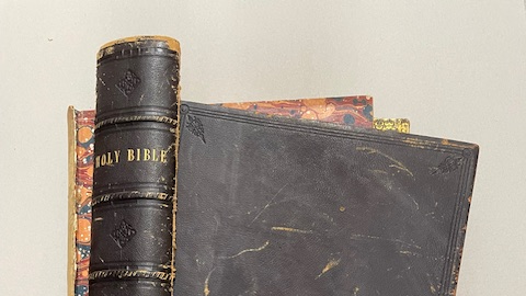 Large Leather Bible Repair
