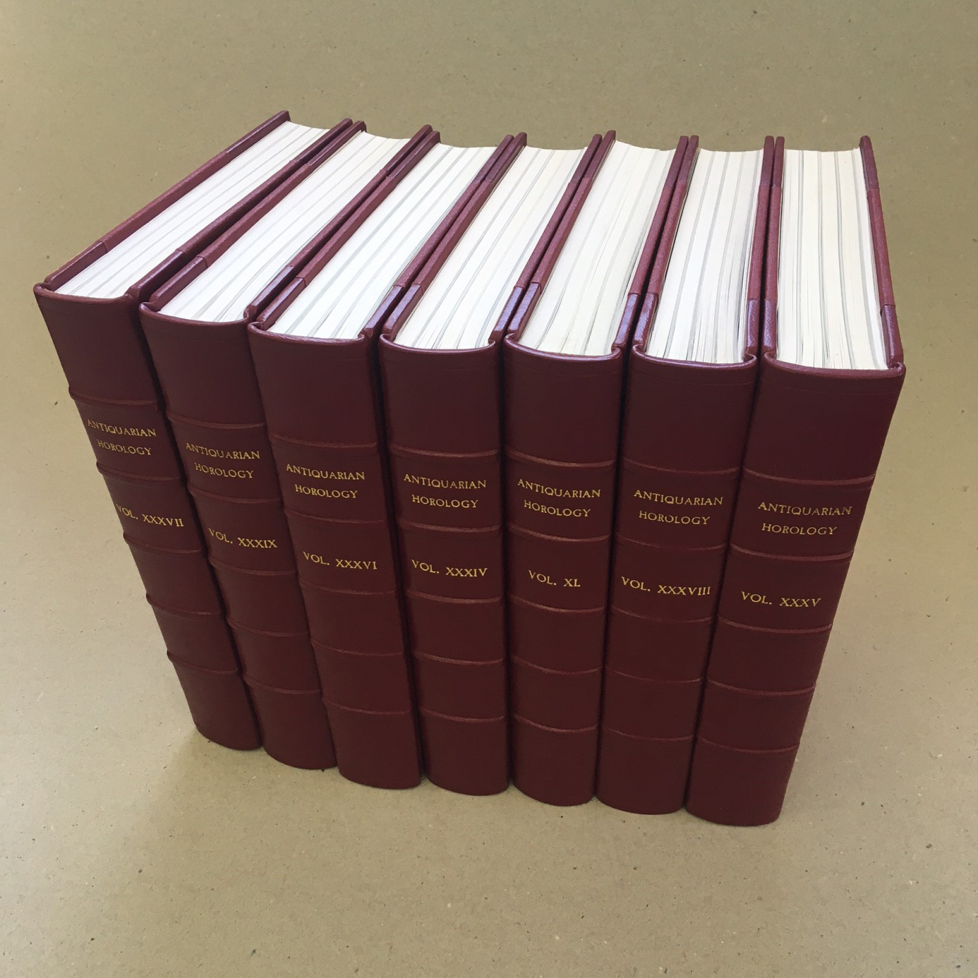 Antiquarian Horology Volumes