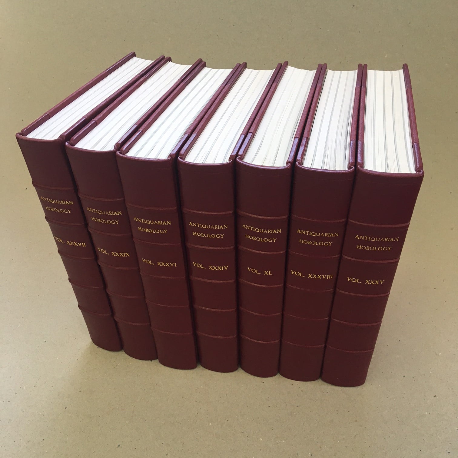 Antiquarian Horology Volumes